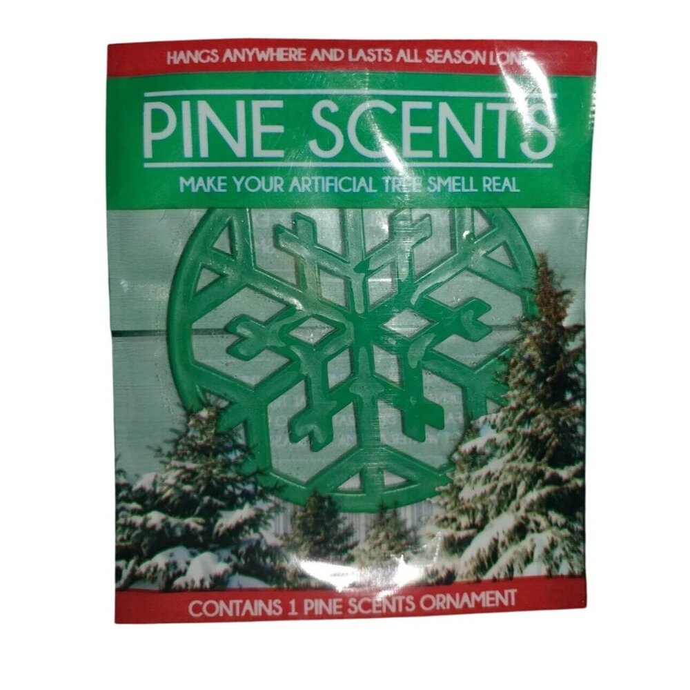 Pine Scents Christmas Ornament Lot of 10 Evergreen Scented Air Fresheners NEW